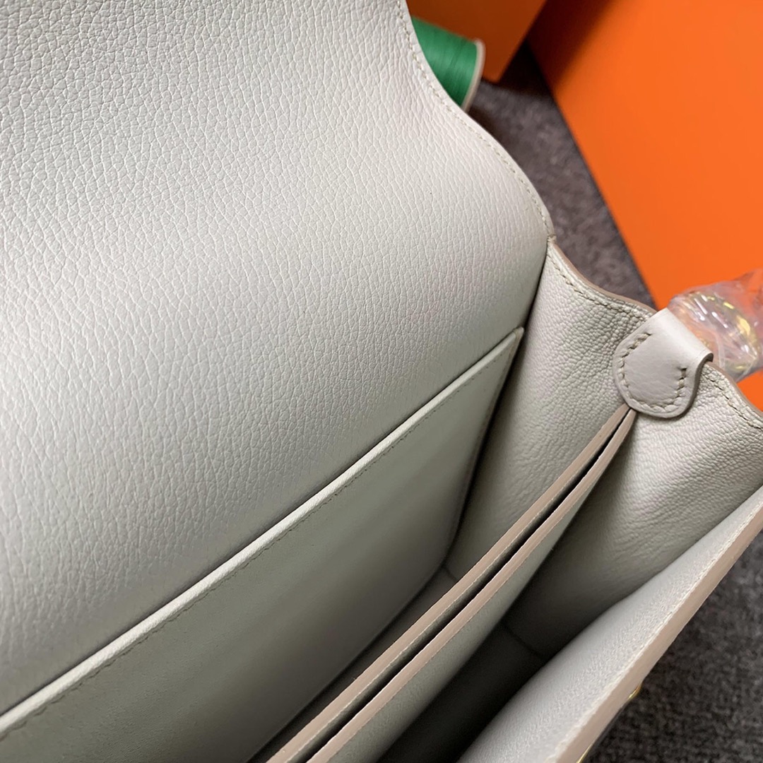 에르메스 룰리스18 화이트 금장 에버컬러